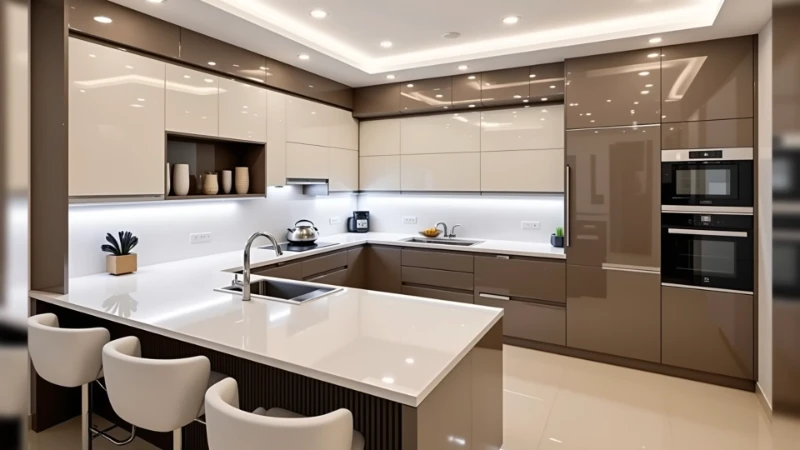 Kitchen remodeling Portland project featuring new cabinets, countertops, flooring, and updated lighting